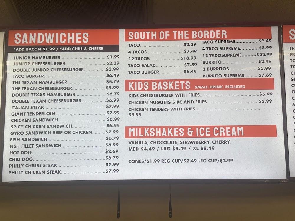 Texas Toms Menu image 4